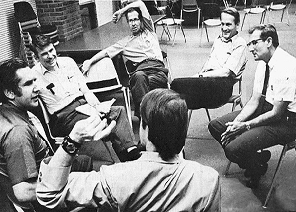 Early CRUSK group, including Ron Lippitt, Flloyd Mann and colleagues