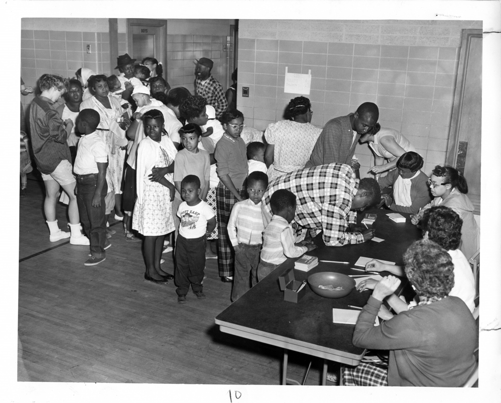 Polio Clinic Muskegon 1959